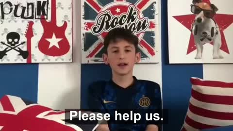 Italian Children Plea for Help