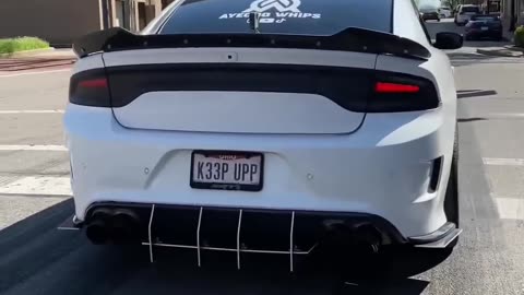 This HELLCAT had the Craziest Burnout at the car meet