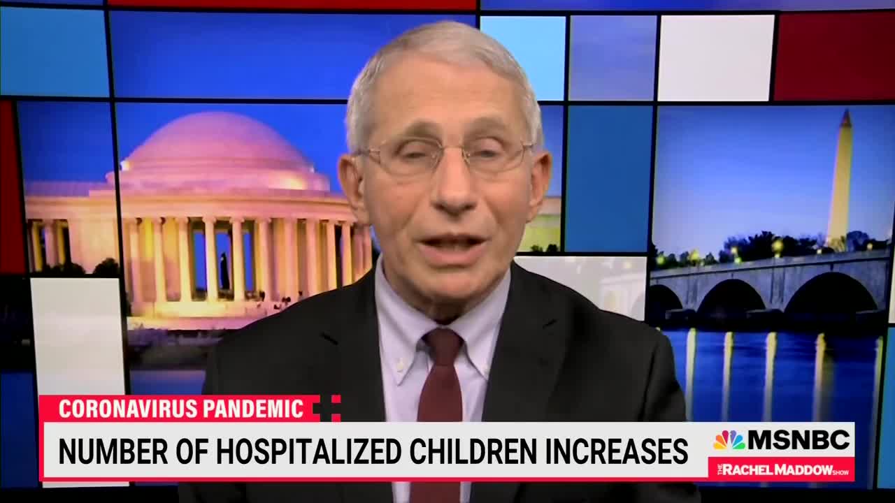 Fauci Admits Many Children Hospitalized With COVID Aren't There Because Of The COVID