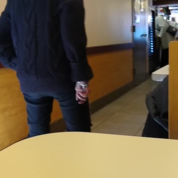 Pt. 2 old man dances to music at dunkin donuts