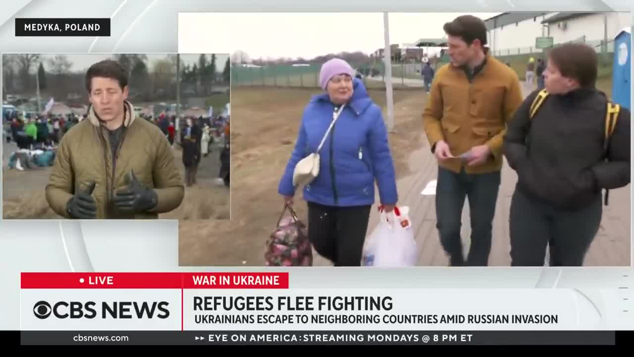 Around 1 million Ukrainian refugees have arrived in Poland amid Russian invasion