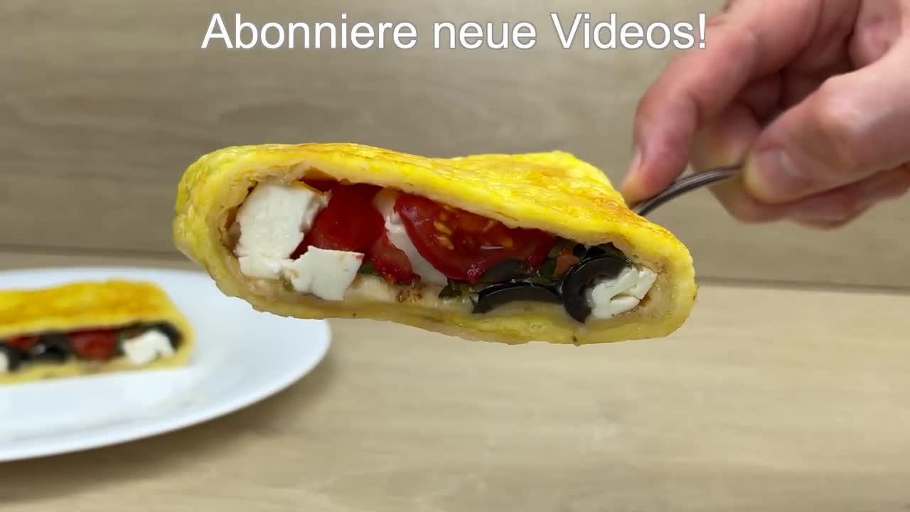 Il suffit de verser l'œuf sur la tortilla et le résultat sera bluffant