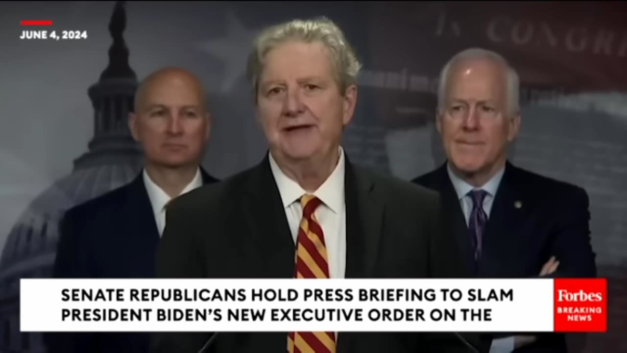 Senator John Kennedy on the Topic of Joe Biden's New Border Exec. Order