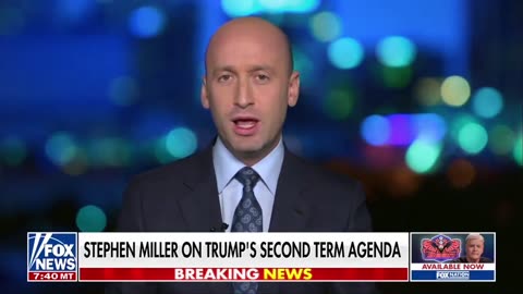 Incoming Deputy Chief of Staff Stephen Miller Lays Out What to Expect Under Trump's Second Term