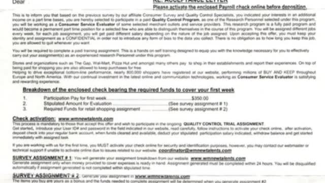 Watch Your Mail Carefully, If You See A Check Like This From Walmart, Here's What It Means