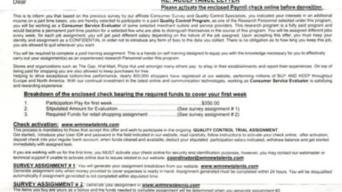 Watch Your Mail Carefully, If You See A Check Like This From Walmart, Here's What It Means
