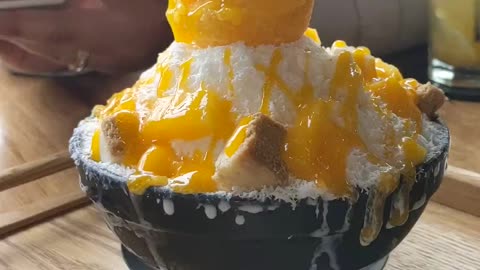 Sweet treat mango snow