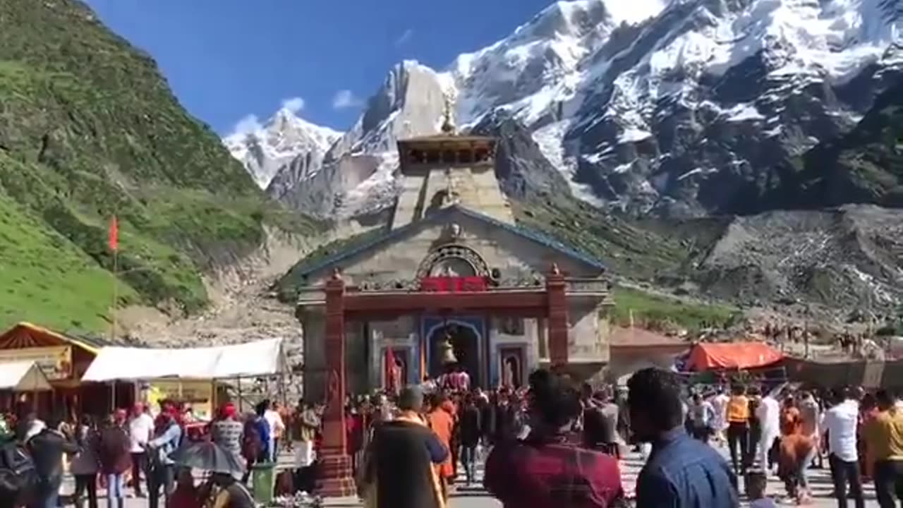 Kedarnath temple in India