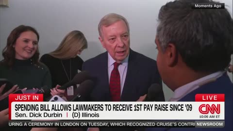 Sen. Durbin SNAPS at CNN’s Manu Raju After Being Confronted About Why Congress Deserves a Pay Raise