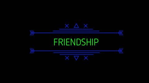 I Can Make This Friendship Contrast Sparks Video Intros Or Outros Under $1 Any Time
