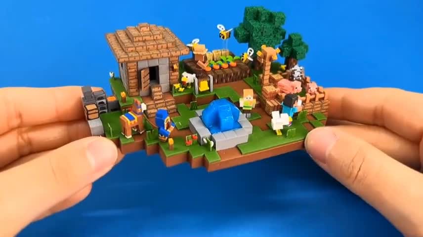 Crafting a Mini World Miniature Farm from Ordinary Clay (End)