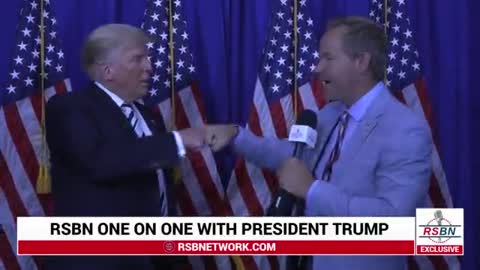 President Trump One On One Interview With RSBN