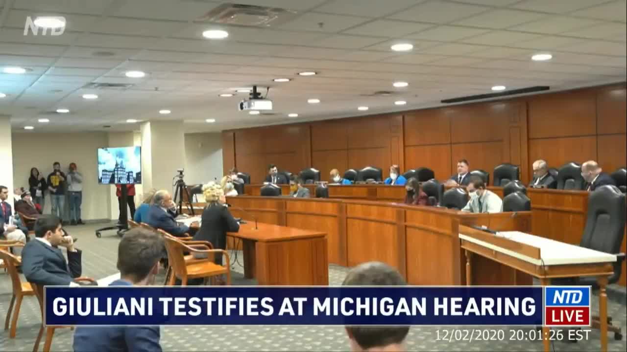 Witness testifies at MI Hearing - Election 2020
