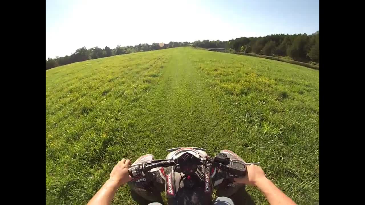 Funny atv wheelie fail