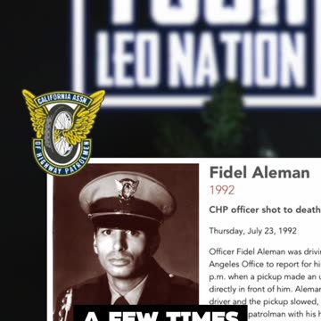 Remembering Fidel Aleman CHP: Unsolved Murder
