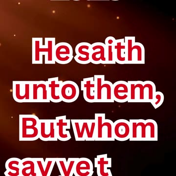 "Peter’s Confession: Recognizing Jesus as the Messiah" Matthew 16:15,16#short #youtube #ytshorts