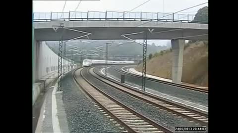 Shocking Train accident in Spain