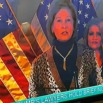 Television Flashes When I Try to Film Trump’s Legal Team Video