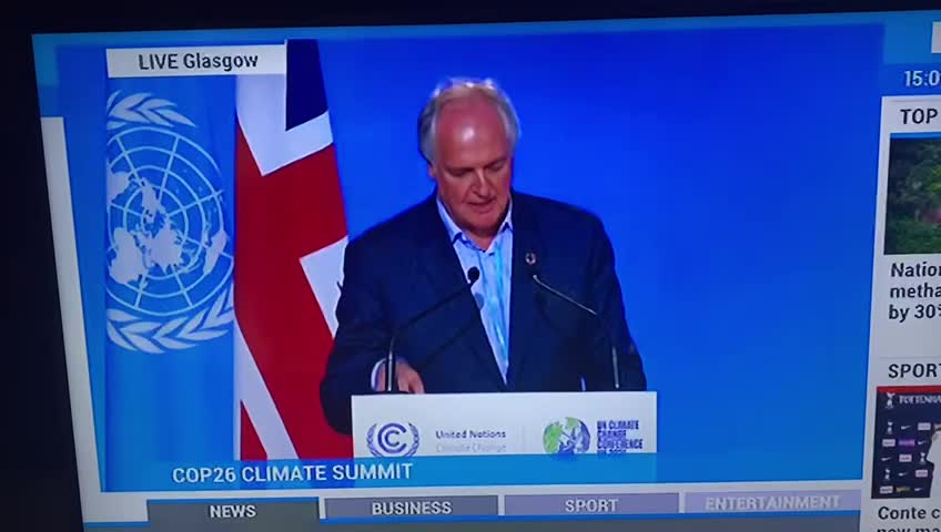 COP 26 Food Production Speech