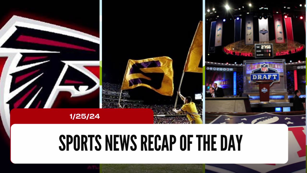 Sports News Of The Day (01/25/24) – Falcons Pick Coach, Gambling Scandal, NFL Finalists Announced