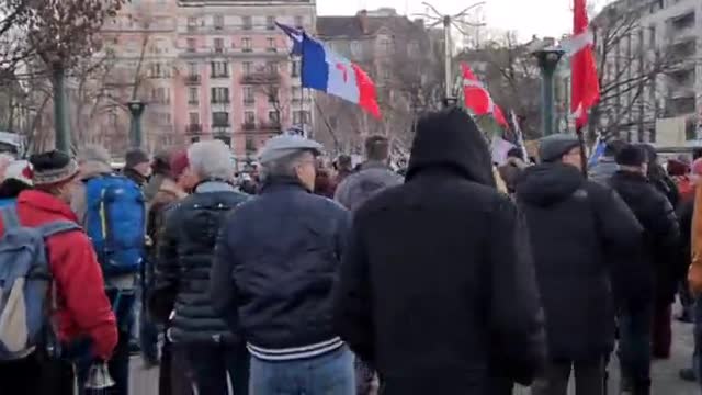 Manifestation Annecy le 18 12 2021