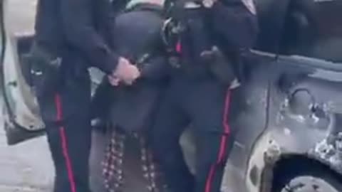 OTTAWA POLICE DETAIN 80 YR OLD MAN FOR HONKING HORN, ARRESTED FOR NOT SHOWING ID