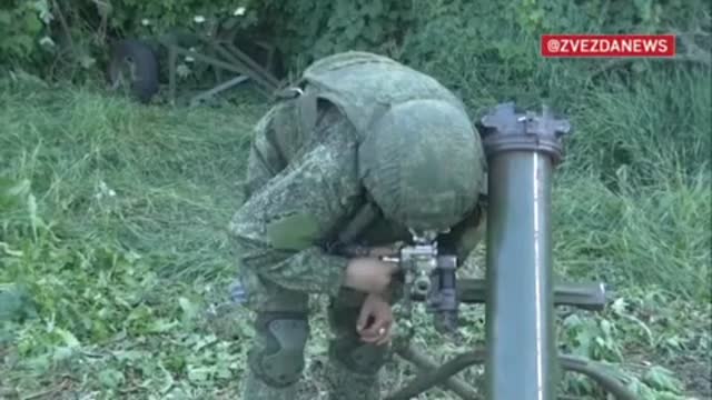 Fighting in the vicinity of Lysychansk. (Archive video)