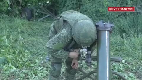 Fighting in the vicinity of Lysychansk. (Archive video)