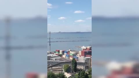 Odessa Black Sea port hit by missile