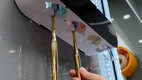 UV Sanitizer Toothbrush Holder Bathroom Organizer