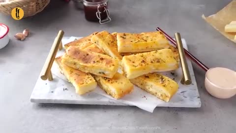 Cheese stuffed garlic steak😍
