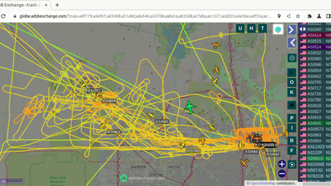 Bird Mafia Utah continues to gang war on US60 - N929PA China over Morristown - Jan 5th