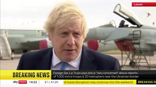 Ukraine Crisis: Boris Johnson says kindergarten attack was 'false flag' operation