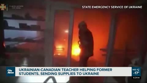 Ukrainian-Canadian teacher helping students in a war zone