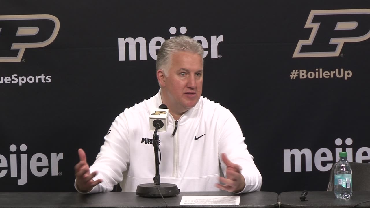 #8 Purdue's Coach Matt Painter Post-Game Press Conference After 83-78 Win Over Maryland