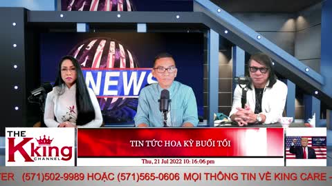 TIN TỨC HOA KỲ BUỔI TỐI - 07/21/2022 - The KING Channel