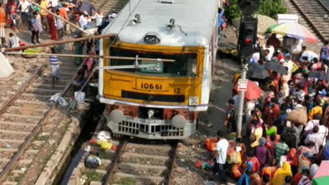 Train in Crowd