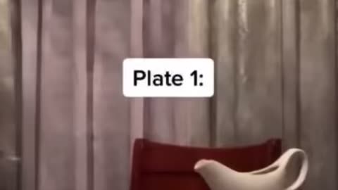 Plates at thanksgiving dinner