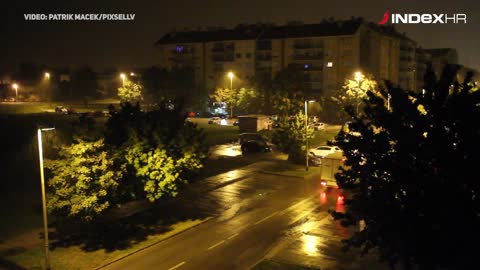 U Zagrebu od 5 ujutro jaka kiša