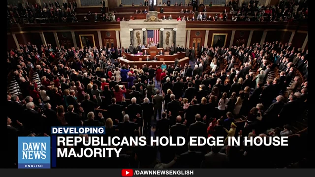 US Election: Republicans Hold Edge in House Majority | Dawn News English.