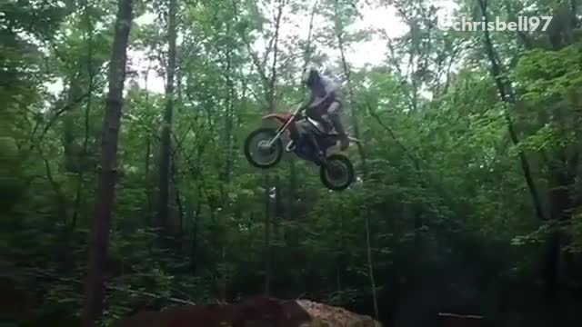 Collab copyright protection - guy mid air dirtbike turn fall