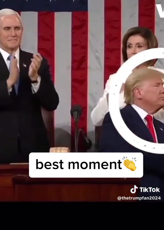 Great Moment: Trump Refuses to Shake Nancy Pelosi's Hand