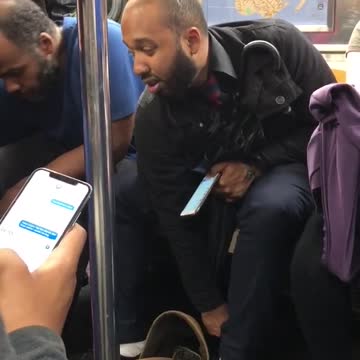 Man gives up shoes to homeless man next to him