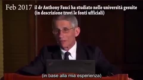 Il Dott. Anthony Fauci nel febbraio 2017 "prevede" una pandemia