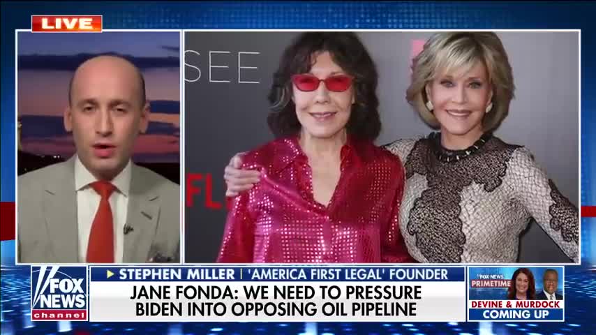 Miller rips Jane Fonda's call for destruction as an 'attack on working people'