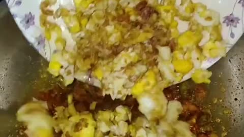 Egg rice recipe