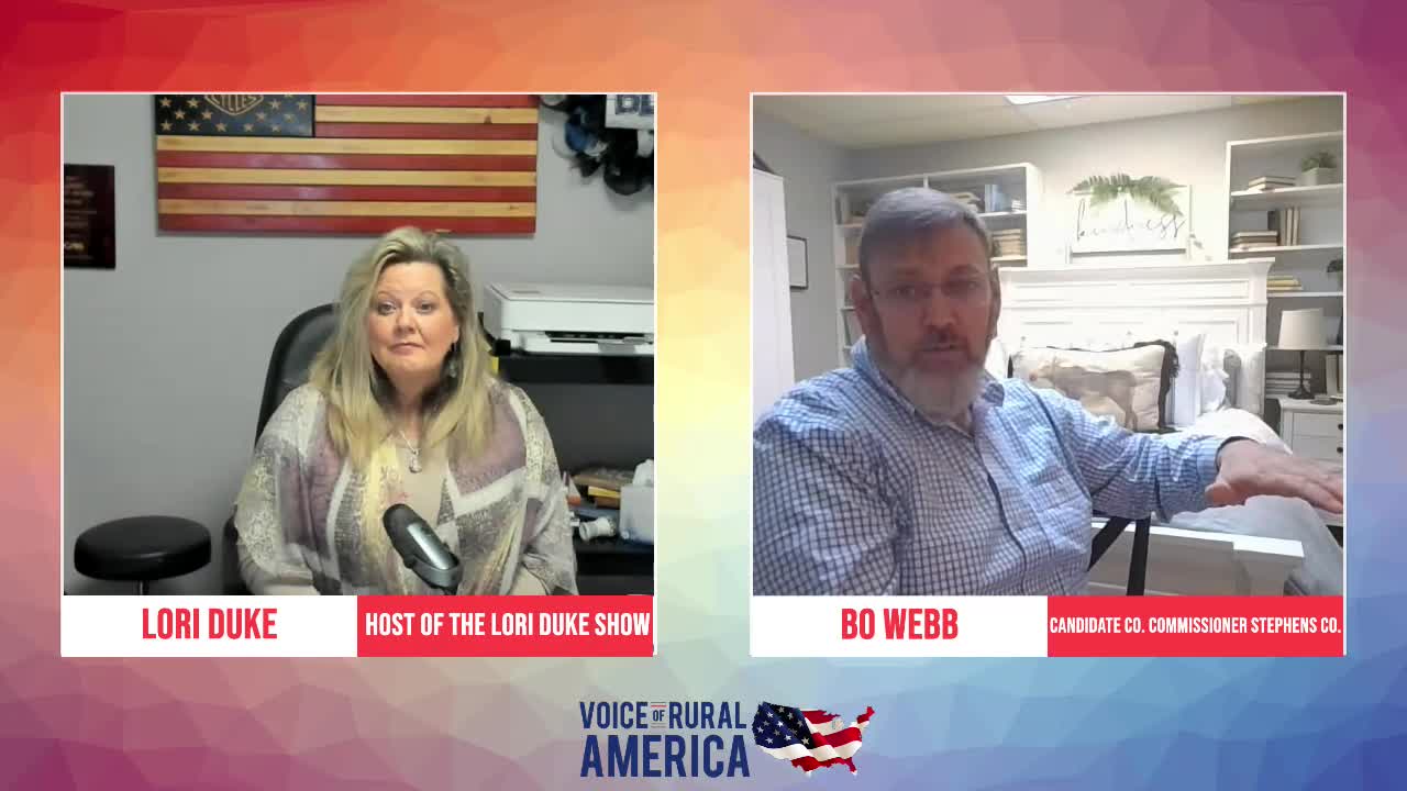 Bo Webb-Candidate for Stephens County-County Commissioner, Joins The Lori Duke Show!