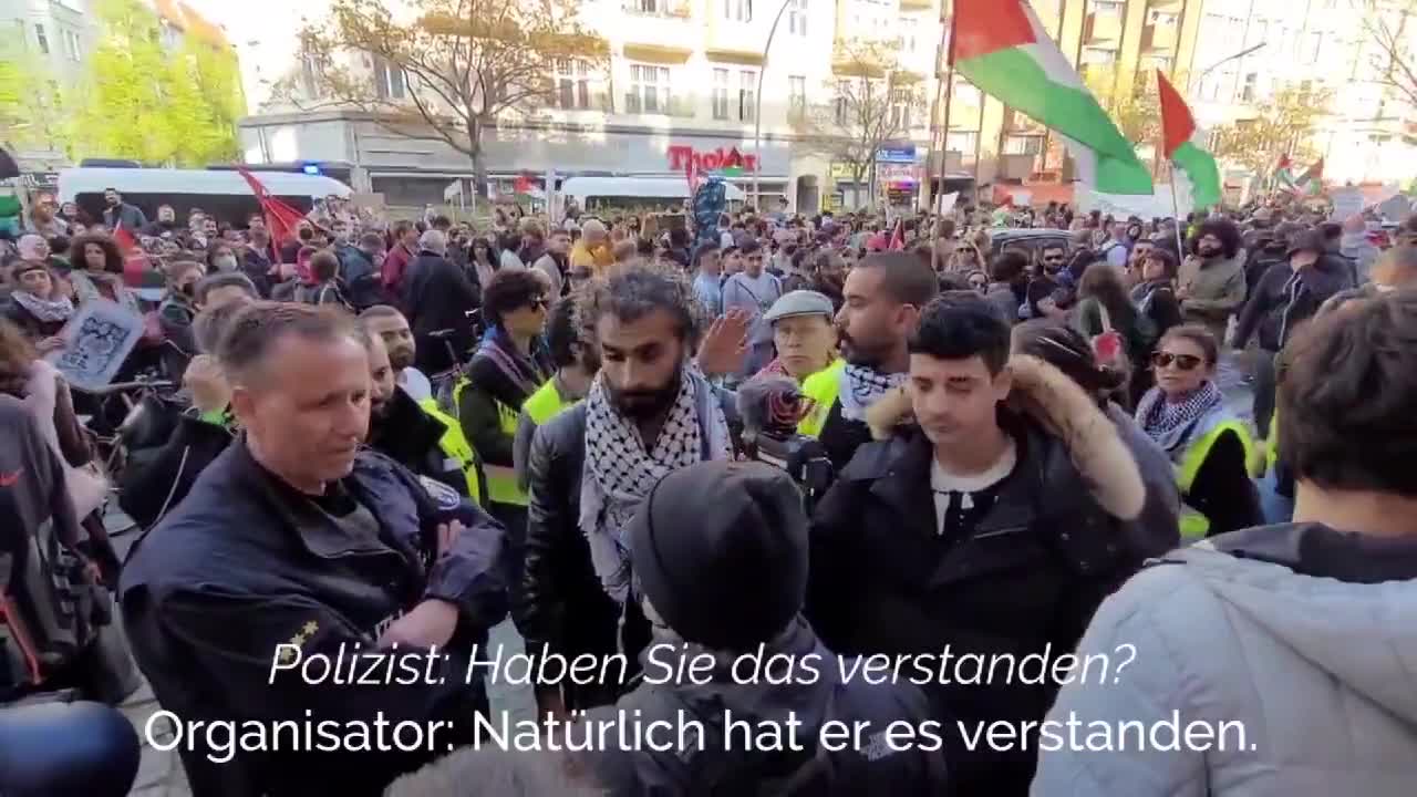 Berlin: Organizer of violent Pro-Palestinian Protests Attacks Journalist, Police Eject Journalist