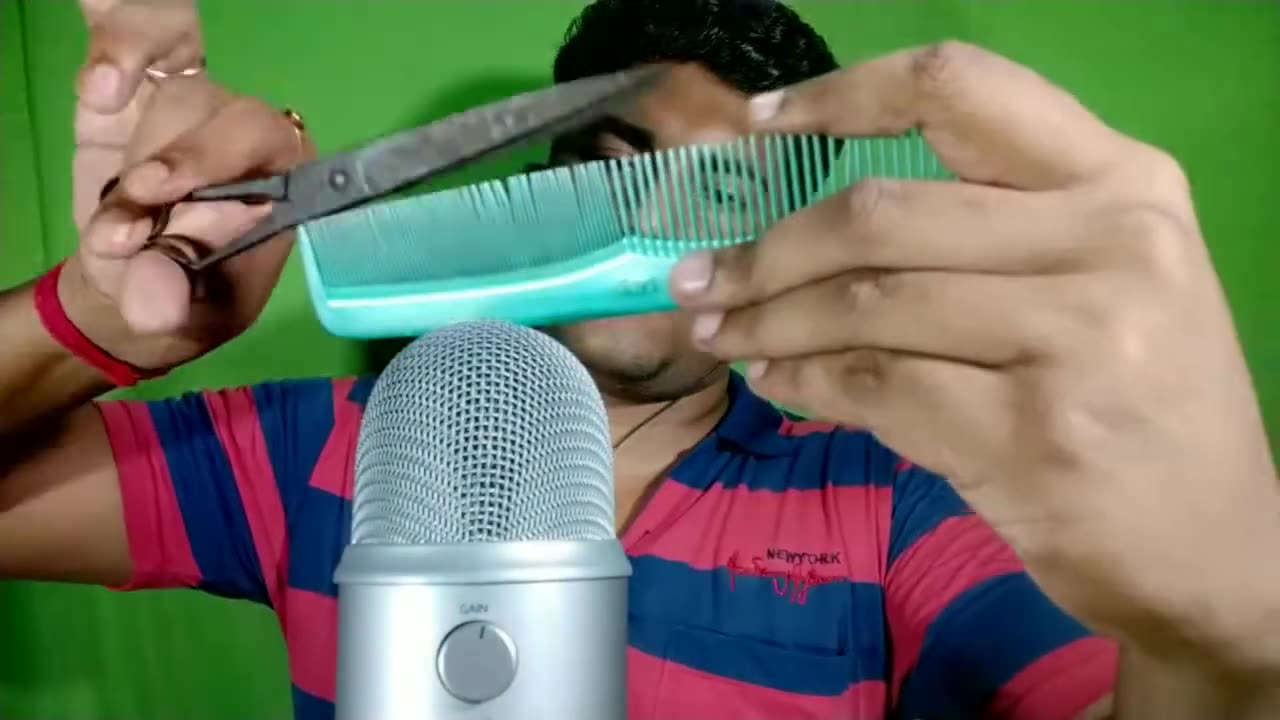 ASMR Barber Haircut Roleplay || Switch Scissors Men Haircut ASMR BAPPA ASMR