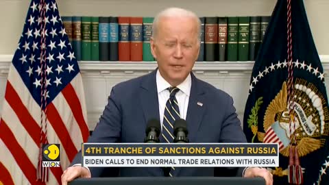 US imposes fresh sanctions on Russia amid the ongoing Russian invasion of Ukrain